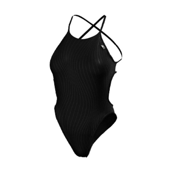 ZEROD - COSTUME INTERO NERO ONDE