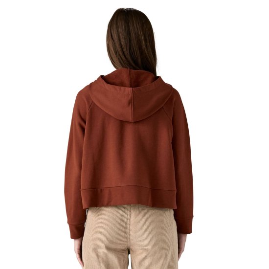 PATAGONIA - Felpa con cappuccio Cotone Biologico Rigenerativo Essenziale donna