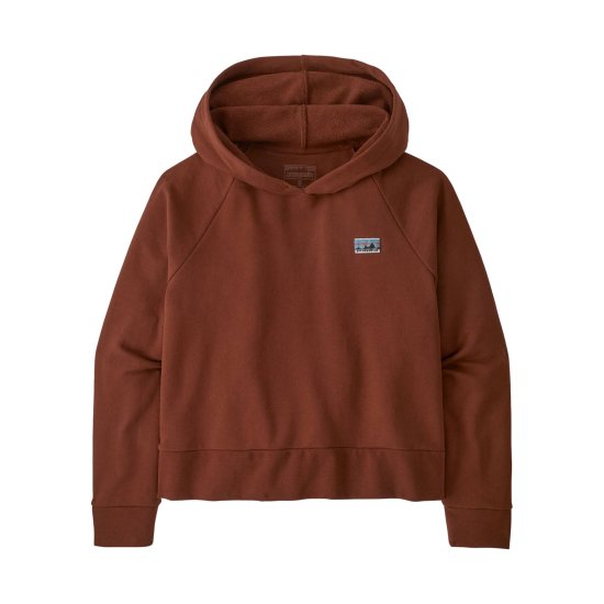 PATAGONIA - Felpa con cappuccio Cotone Biologico Rigenerativo Essenziale donna