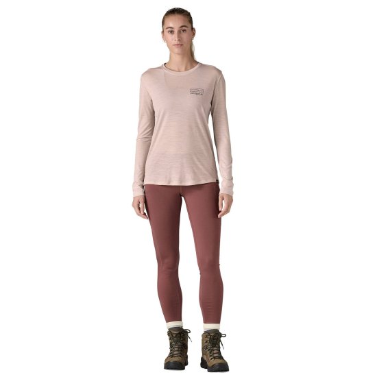 PATAGONIA - Maglia a manica lunga Cap Cool Merino donna