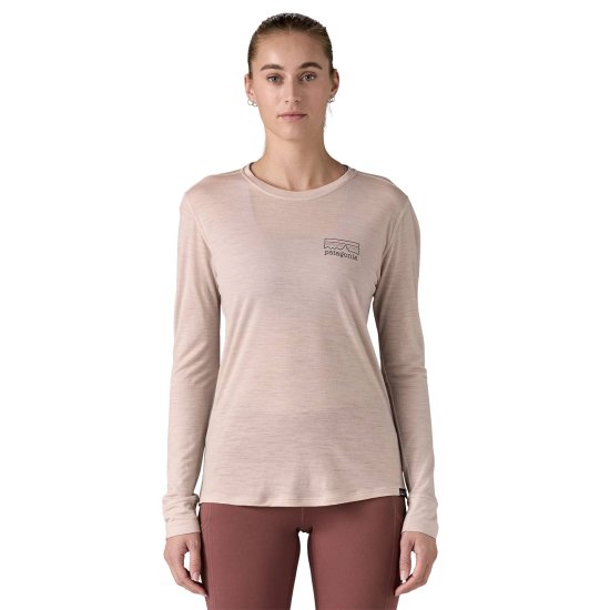 PATAGONIA - Maglia a manica lunga Cap Cool Merino donna