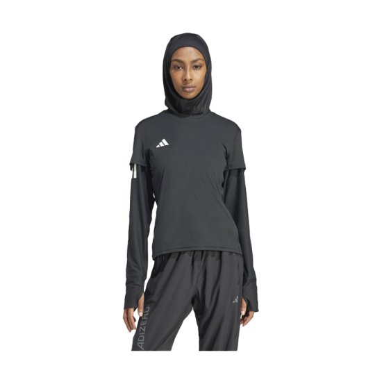ADIDAS - T-SHIRT ADIZERO ESSENTIALS DONNA NERA