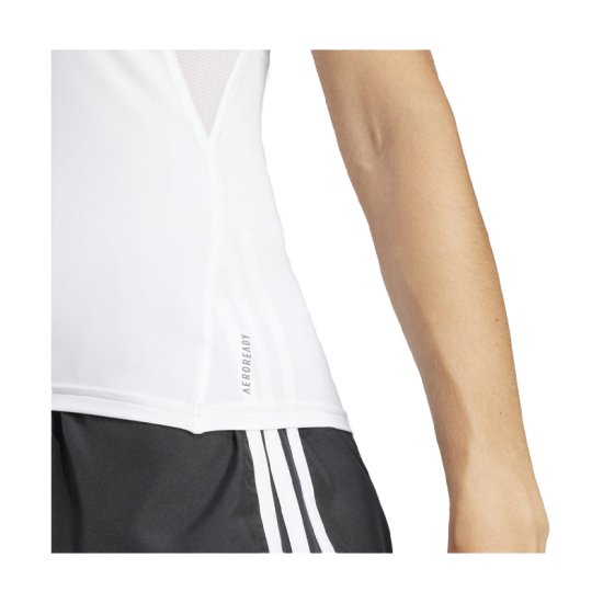 ADIDAS - T-SHIRT ADIZERO ESSENTIALS DONNA BIANCA