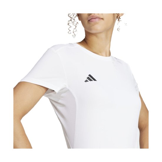 ADIDAS - T-SHIRT ADIZERO ESSENTIALS DONNA BIANCA