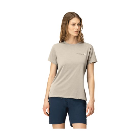 NORRONA - T-SHIRT MANICHE CORTE FEMUND TECH DONNA