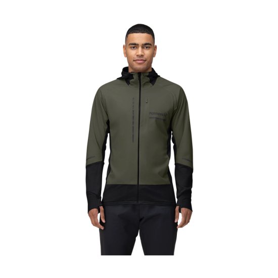 NORRONA - GIACCA CON CAPPUCCIO SENJA ALPHA90 ZIP HOOD UOMO