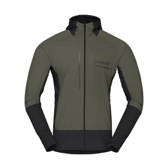 NORRONA - GIACCA CON CAPPUCCIO SENJA ALPHA90 ZIP HOOD UOMO