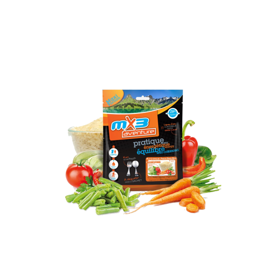 MX3 - RISO VEGETARIANO ALLE PICCOLE VERDURE LIOFILIZZATO