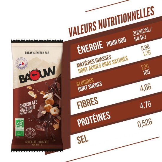BAOUW - BARRETTA ENERGETICA EXTRA BIO 50G