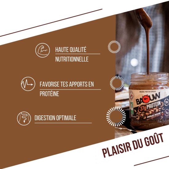 BAOUW - PÂTE À TARTINER PROTÉINÉE BIO 200G