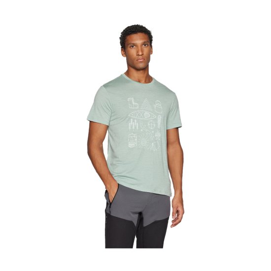 ICEBREAKER - T-SHIRT MERINO 150 TECH LITE CAMP UOMO