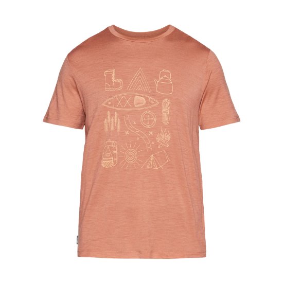 ICEBREAKER - T-SHIRT MERINO 150 TECH LITE CAMP UOMO