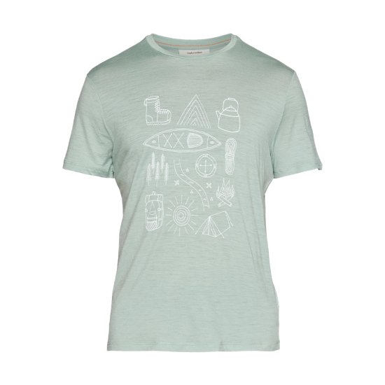 ICEBREAKER - T-SHIRT MERINO 150 TECH LITE CAMP UOMO