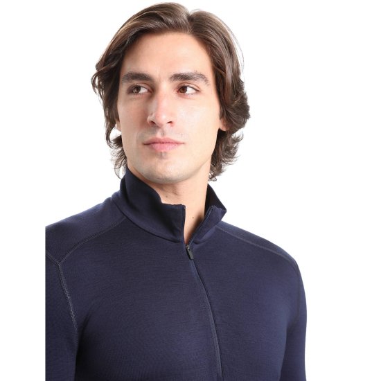 ICEBREAKER - MAGLIA INTIMA 260 TECH DEMI-ZIP UOMO
