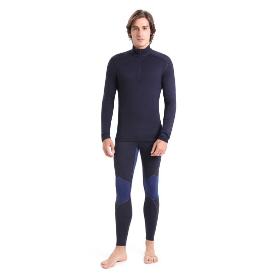 ICEBREAKER - MAGLIA INTIMA 260 TECH DEMI-ZIP UOMO