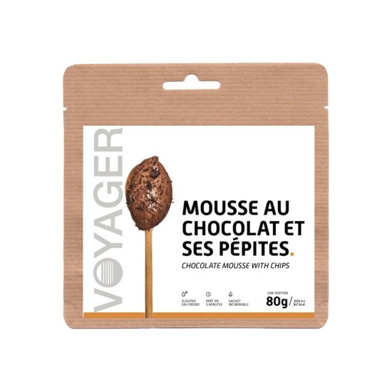 VOYAGER - DESSERT LIOFILIZZATO - MOUSSE AL CIOCCOLATO CON GOCCE