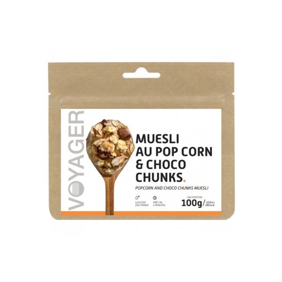 VOYAGER - COLAZIONE LIOFILIZZATA - MUESLI AL POPCORN E CHOCO CHUNKS