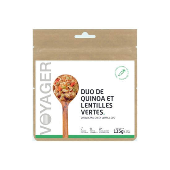 VOYAGER - PASTO LIOFILIZZATO - DUO DI QUINOA E LENTICCHIE VERDI