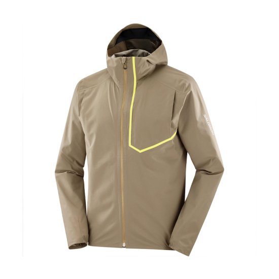 SALOMON - GIACCA BONATTI TRAIL UOMO MARRONE