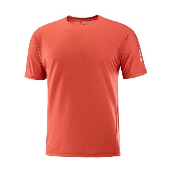 SALOMON - T-SHIRT MANICHE CORTE SENSE AERO UOMO BRIQUE