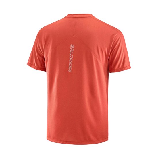 SALOMON - T-SHIRT MANICHE CORTE SENSE AERO UOMO BRIQUE