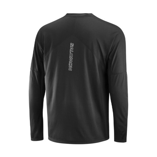 SALOMON - T-SHIRT MANICHE LUNGHE SENSE AERO UOMO NERO