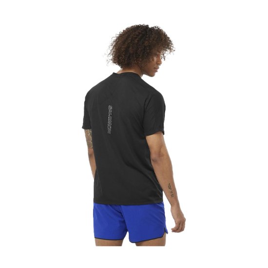 SALOMON - T-SHIRT SENSE AERO MANICHE CORTE UOMO NERO