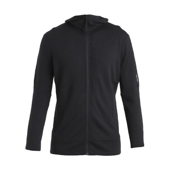 ICEBREAKER - GIACCA MERINO 260 QUANTUM IV CON CAPPUCCIO UOMO