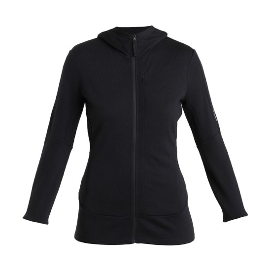 ICEBREAKER - GIACCA MERINO 260 QUANTUM IV CON CAPPUCCIO DONNA