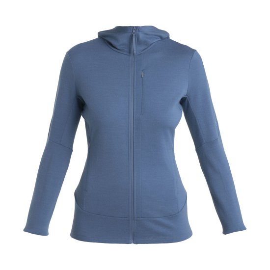 ICEBREAKER - GIACCA MERINO 260 QUANTUM IV CON CAPPUCCIO DONNA