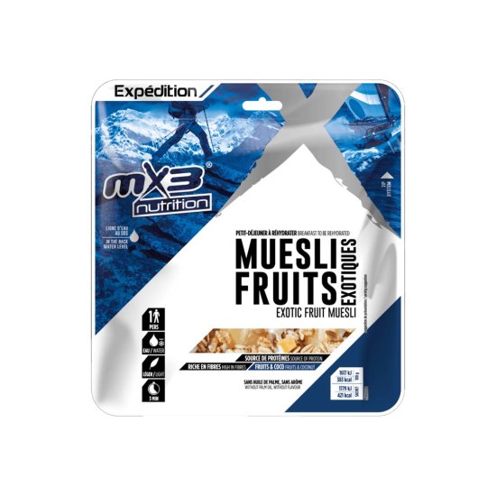 MX3 - COLAZIONE LIOFILIZZATA - MUESLI FRUTTI ESOTICI