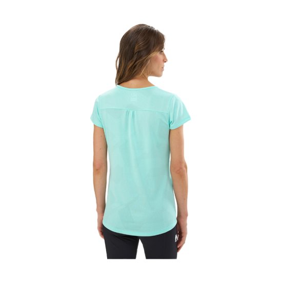 MILLET - T-SHIRT A MANICHE CORTE HIKING JACQUARD DONNA