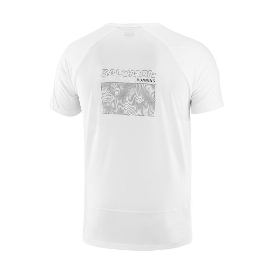 SALOMON - T-SHIRT A MANICHE CORTE CROSS RUN GRAPHIC UOMO