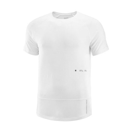 SALOMON - T-SHIRT A MANICHE CORTE CROSS RUN GRAPHIC UOMO