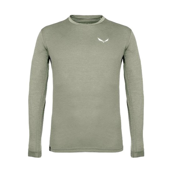 SALEWA - T-shirt maniche lunghe Puez Melange Dry'Ton uomo