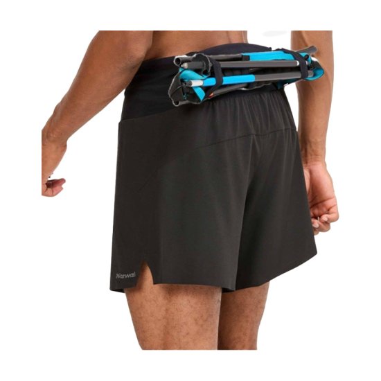 NNORMAL - PANTALONCINO DA CORSA SVART UOMO