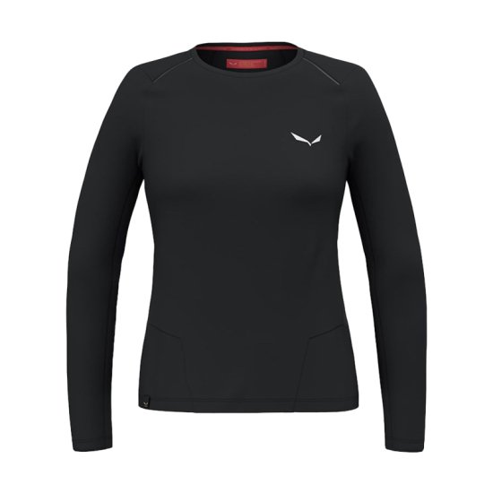 SALEWA - T-SHIRT A MANICHE LUNGHE PEDROC DRY DONNA