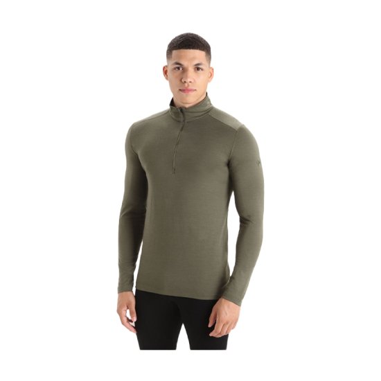ICEBREAKER - MAGLIA INTIMA MERINO 200 OASIS MEZZA-ZIP UOMO