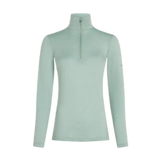 ICEBREAKER - STRATO BASE MERINO 200 OASIS MEZZA ZIP DONNA