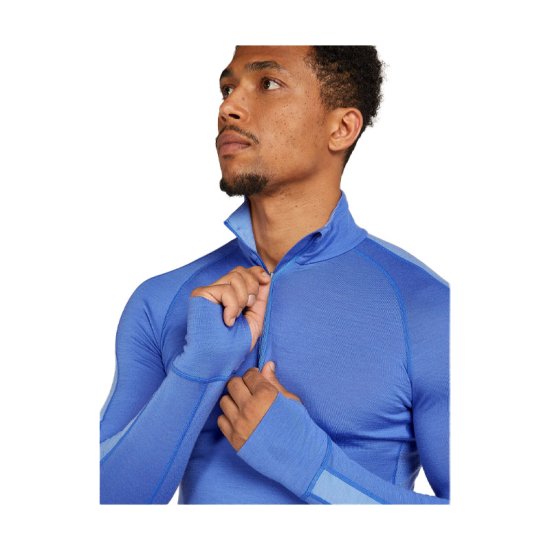 ICEBREAKER - MAGLIA INTIMA MERINO 200 ZONEKNIT DEMI-ZIP UOMO