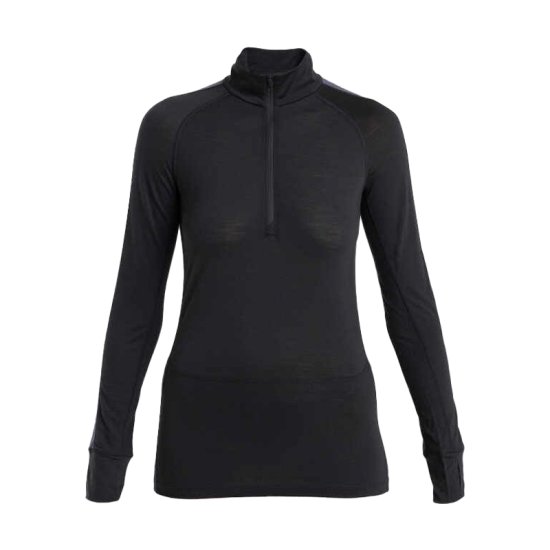 ICEBREAKER - MAGLIA INTIMA MERINO 125 ZONEKNIT DEMI-ZIP DONNA