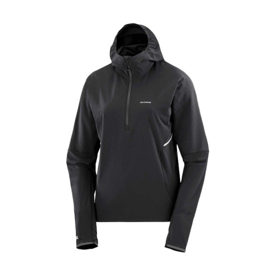 SALOMON - GIACCA SENSE AERO HYBRID CAPPUCCIO MEZZA-ZIP DONNA