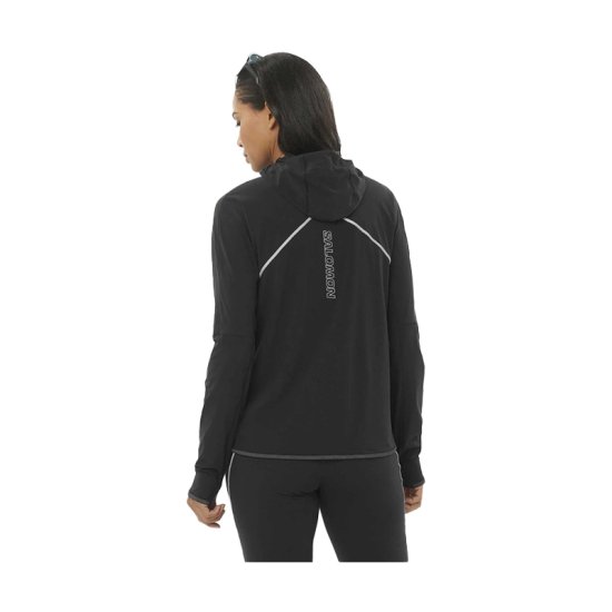SALOMON - GIACCA SENSE AERO HYBRID CAPPUCCIO MEZZA-ZIP DONNA