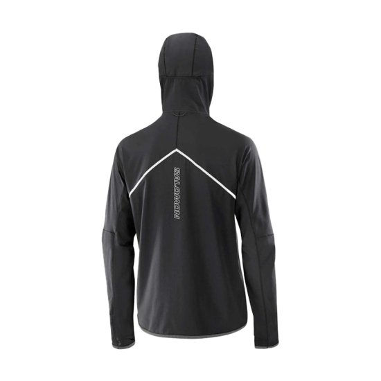 SALOMON - GIACCA SENSE AERO HYBRID CAPPUCCIO MEZZA-ZIP DONNA