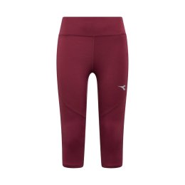 DIADORA COLLANT 3/4 RUN CREW DONNA S MAROON BANNER
