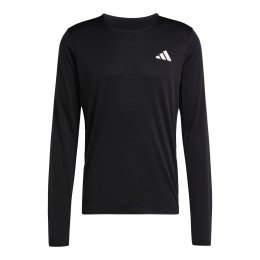 ADIDAS T-SHIRT ADIZERO MANICHE LUNGHE UOMO M NOIR