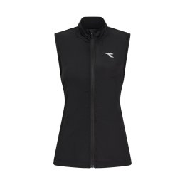 DIADORA Gilet antivento ripiegabile donna S BLACK