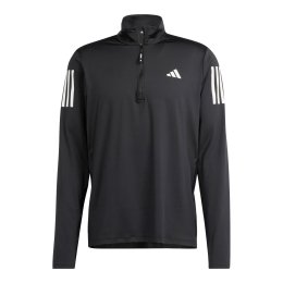 ADIDAS MAGLIA OWN THE RUN MEZZA-ZIP UOMO XL NOIR