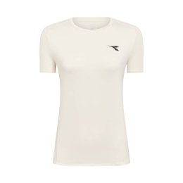 DIADORA Maglia Tech Run Crew donna L WHISPER WHITE