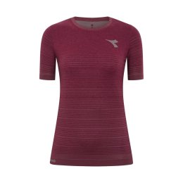 DIADORA T-shirt Stratouno donna S/M MAROON BANNER